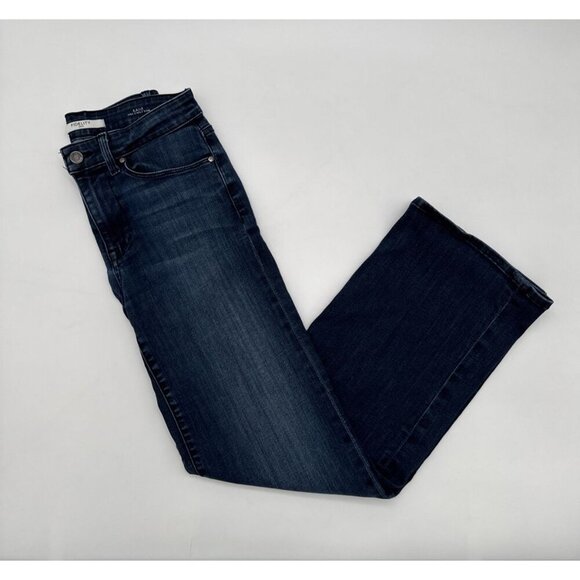 Fidelity Denim Katie High Rise Flare Jeans Womens 24 Blue Comfort Stretch - Picture 3 of 10
